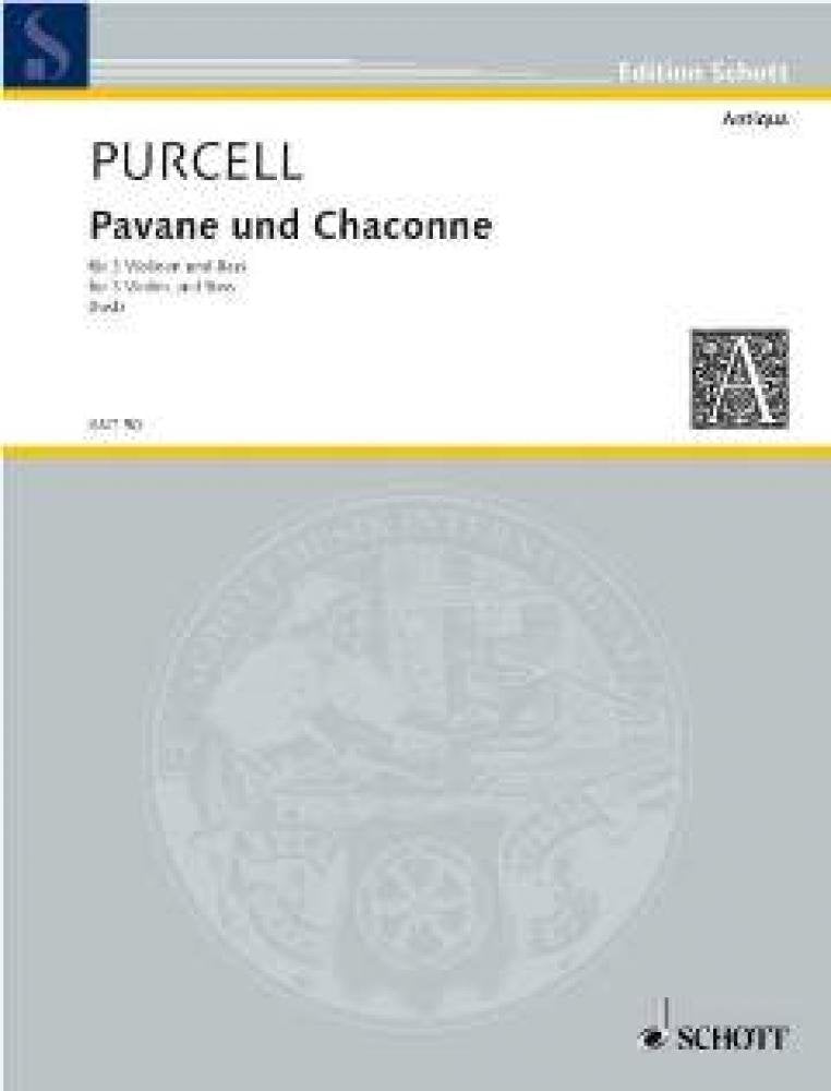 Pavane und Chaconne: g-Moll. 3 Violinen (oder andere Melodie-Instrumente) und Bass. Partitur und Stimmen.: G minor. 3 violins (or other melody instruments) and bass. Partition et parties. (Antiqua) Arts & Music