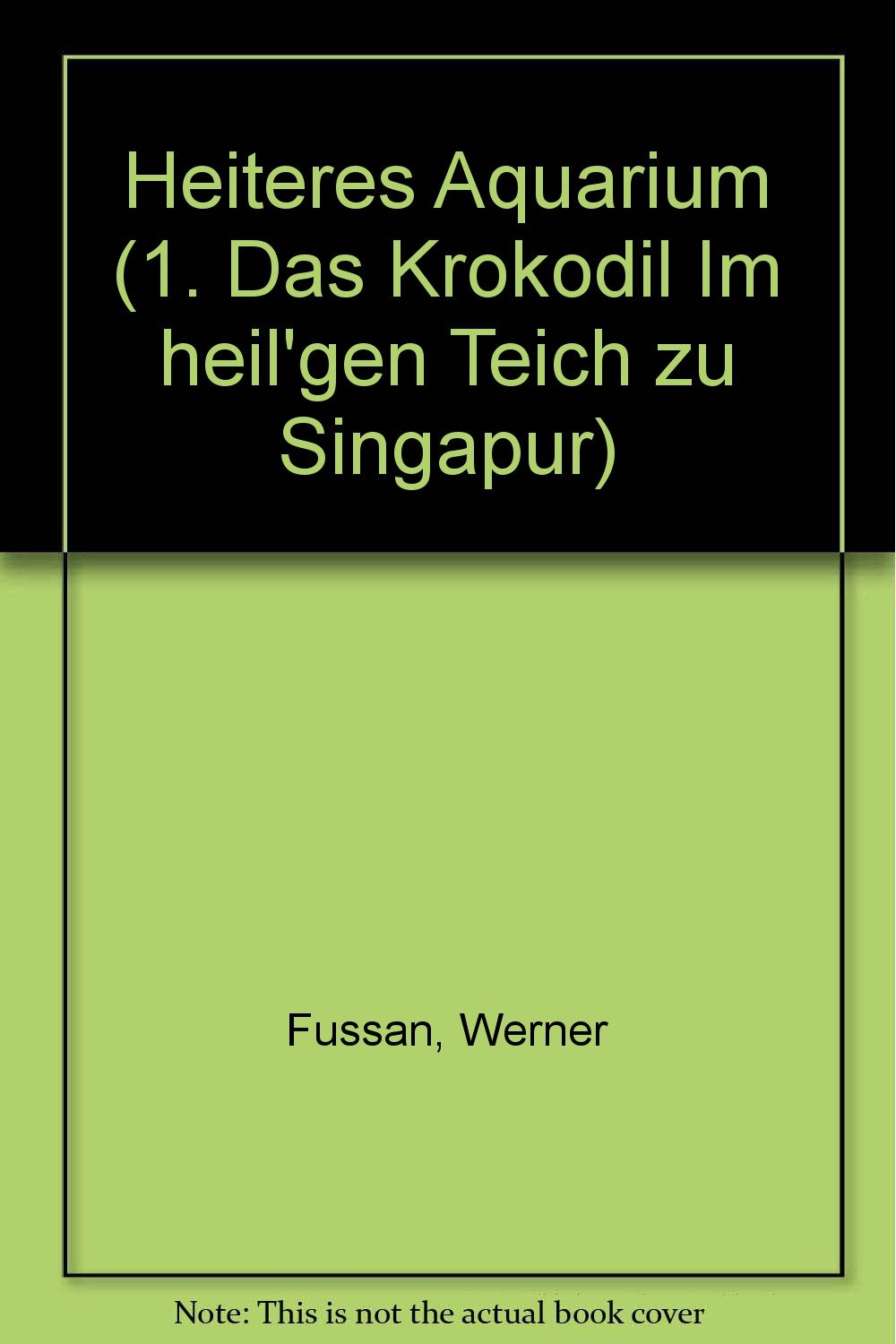 Heiteres Aquarium: 1. Das Krokodil. mixed choir (SSAATTB). Partition de chœur. Books