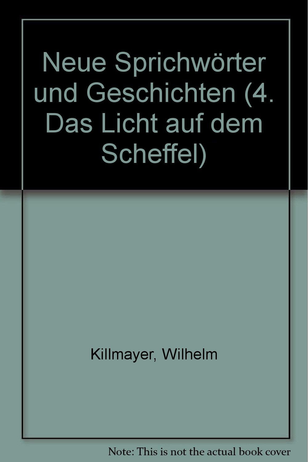 Neue Sprichwörter und Geschichten: 4. Das Licht auf dem Scheffel. mixed choir (SATB). Partition de chœur. Books