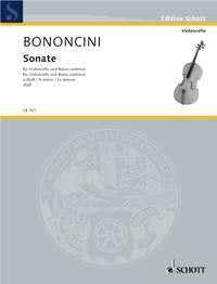Sonata A minor: aus dem Sammeldruck: Six Solos for two ca. 1720. cello and basso continuo (harpsichord, piano); cello (viola da gamba) ad libitum. book