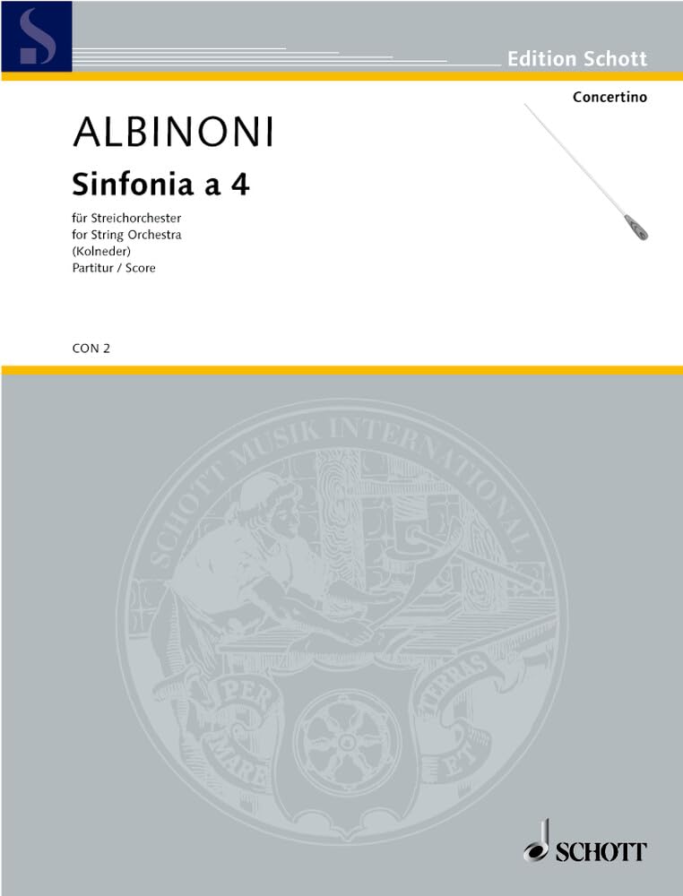 Sinfonia a 4: Streichorchester. Partitur. (Concertino) Sheet Music