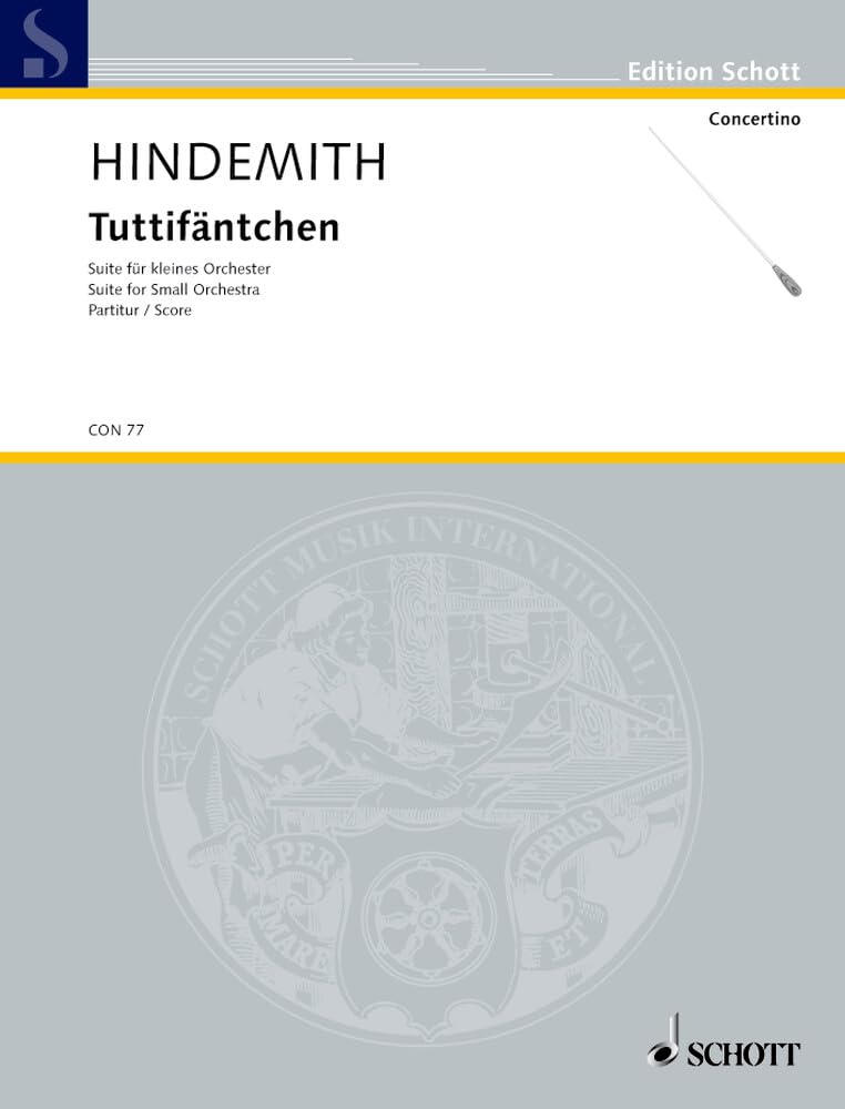 Tuttifäntchen: Suite für kleines Orchester. kleines Orchester. Partitur. (Concertino) Sheet Music