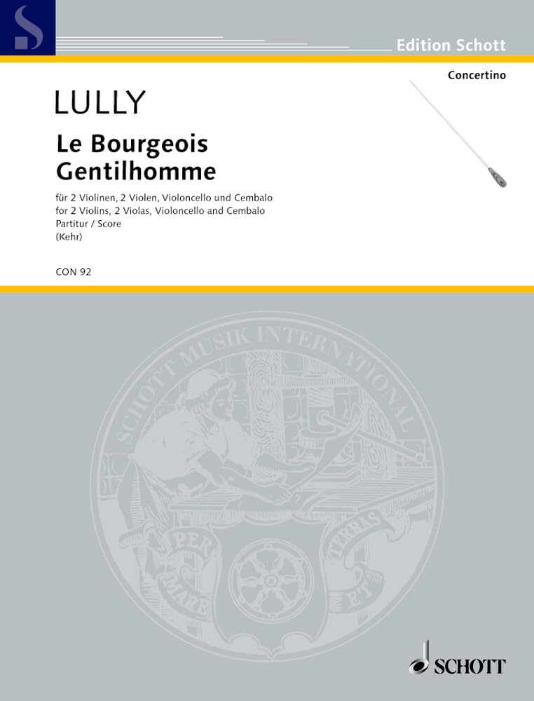 Le Bourgeois Gentilhomme: Kammerorchester. Partitur. (Concertino) Sheet Music