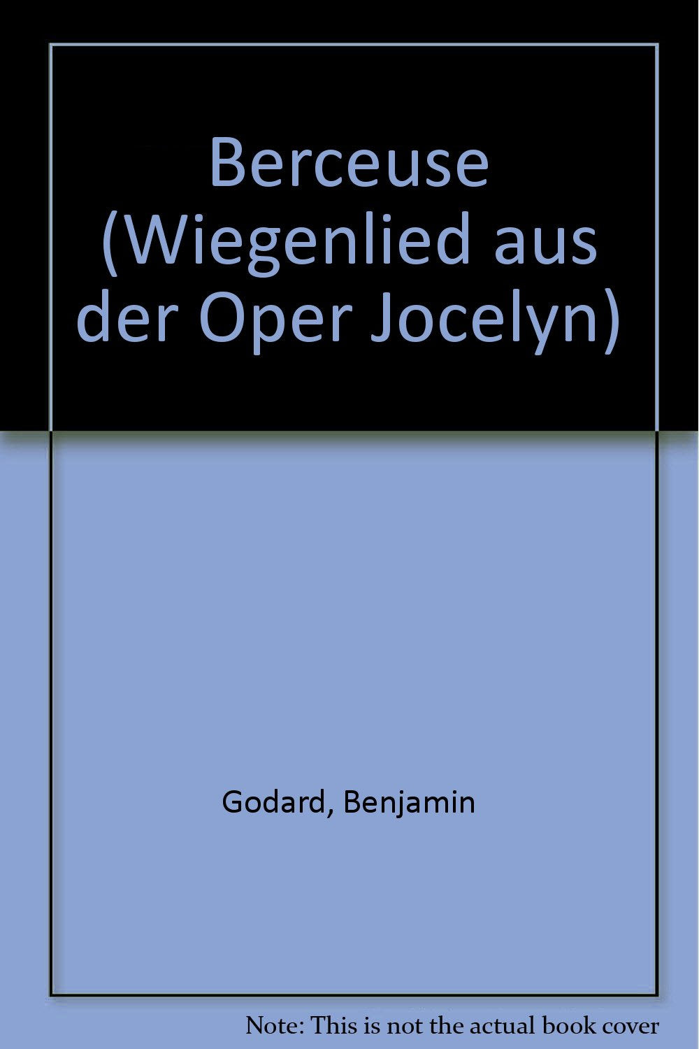 Berceuse: Wiegenlied aus der Oper "Jocelyn". salon orchestra. Piano conducteur et parties. Sheet Music
