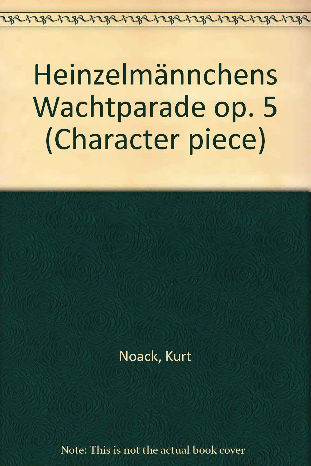Heinzelmännchens Wachtparade: Charakterstück. op. 5. Salonorchester. Violine I. (Domesticum) Sheet Music
