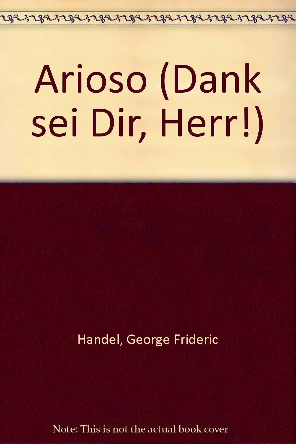 Arioso: "Dank sei Dir, Herr!". Salonorchester. Violine II. (Domesticum) Books