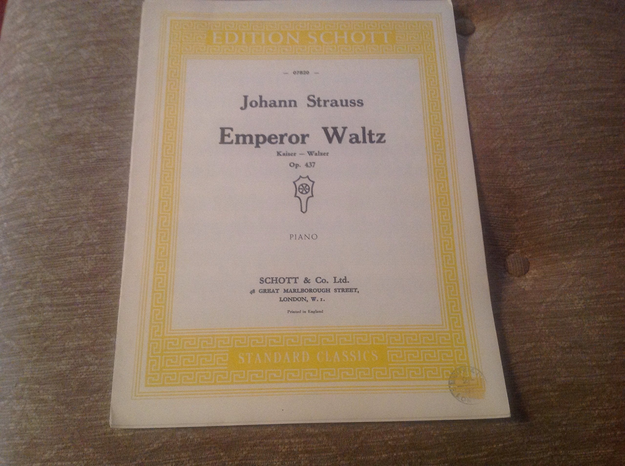 Emperor Waltz: op. 437. salon orchestra. Piano conducteur. book