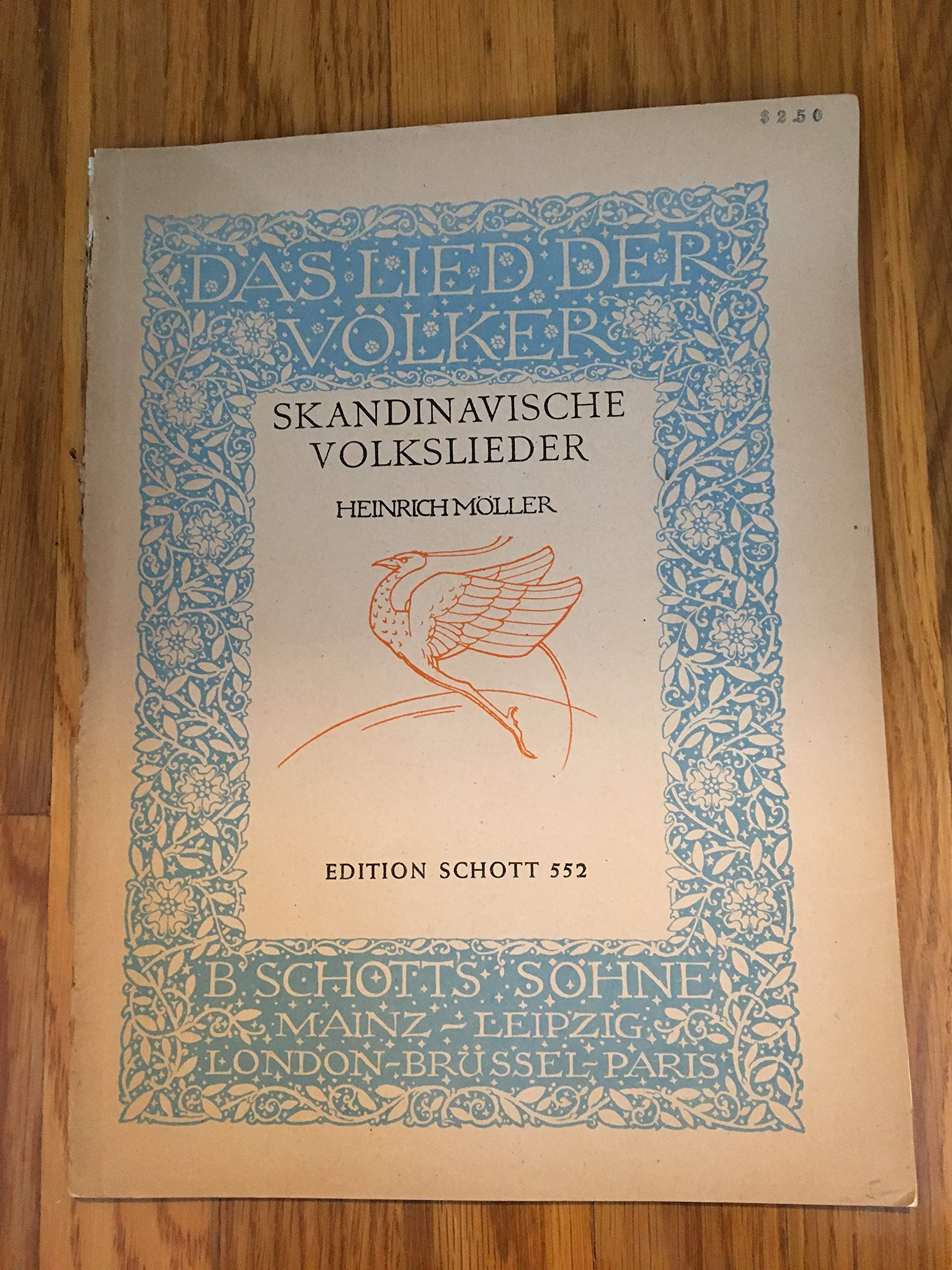 Skandinavische Volkslieder: Band 2. Singstimme und Klavier. (Das Lied der Völker: Eine Sammlung von fremdländischen Volksliedern, Band 2) Sheet Music