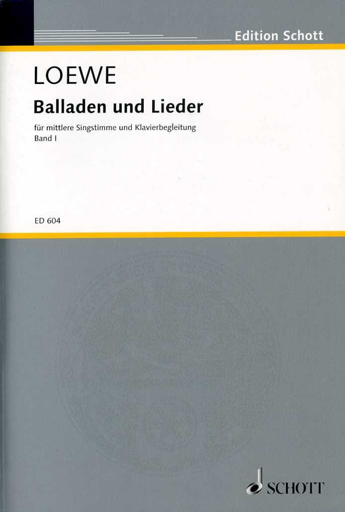 Balladen und Lieder: medium Voice Part and Piano. moyenne. Sheet Music