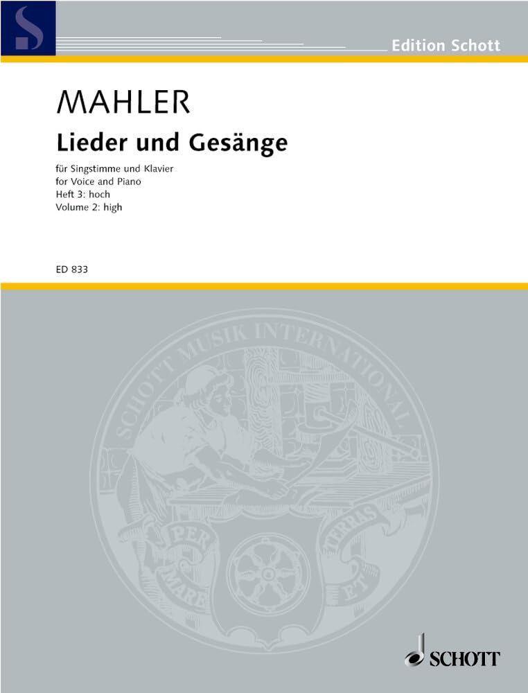 Lieder und Gesänge: Voice Part and Piano. aiguë. book