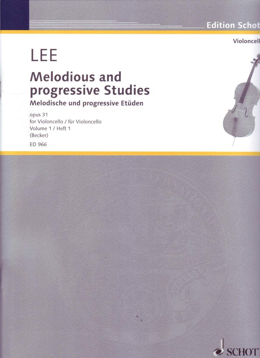 Melodious and progressive Studies: Heft 1. op. 31. Violoncello.: op. 31. cello. (Edition Schott) Arts & Music
