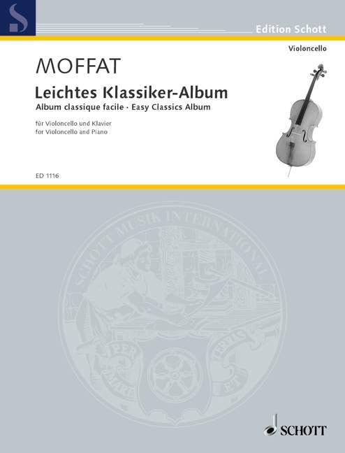 Album classique facile: Easy pieces. cello and piano. Sheet Music