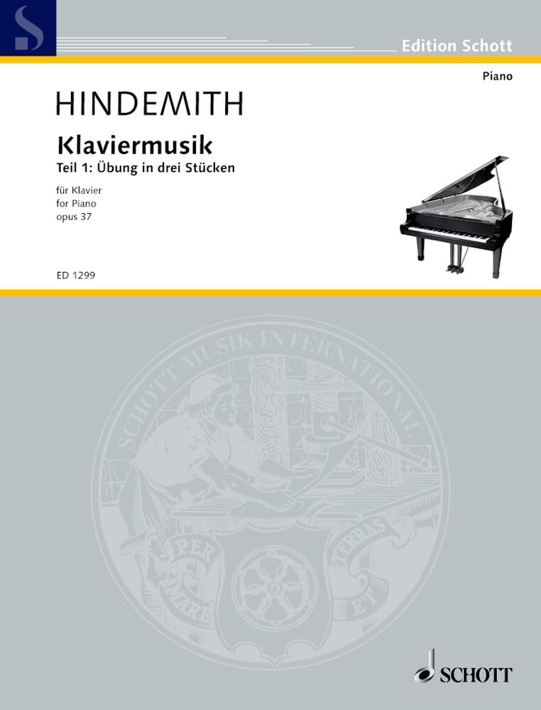 Klaviermusik: Teil I: Übung in 3 Stücken. op. 37. Klavier. Sheet Music