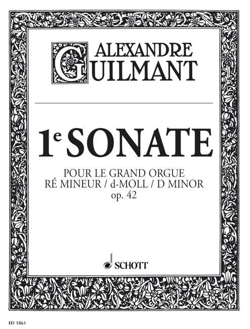 1. Sonate: Symphonie d-Moll. op. 42/1. Orgel. Sheet Music