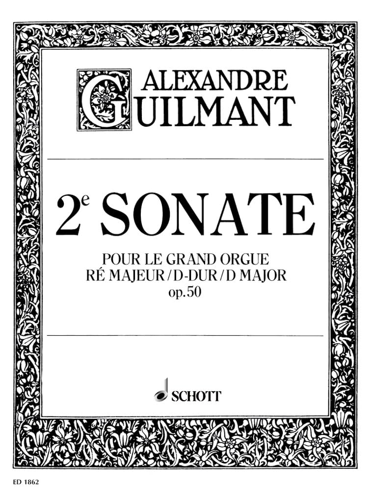 2. Sonate D-Dur: op. 50/2. Orgel. Sheet Music