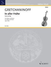 In Aller Frühe Op126 A - Vl/Po: op. 126a. violin and piano. Sheet Music