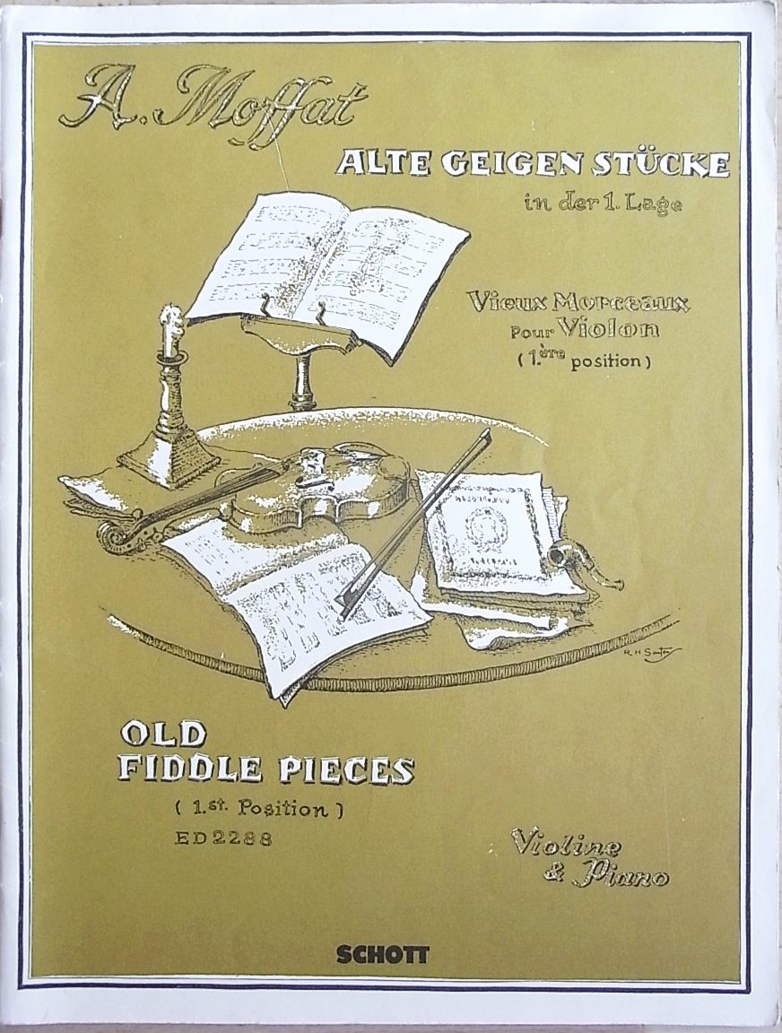 Alte Geigenstücke: in der ersten Lage. Violine und Klavier.: first Position. violin and piano. (Edition Schott) Arts & Music