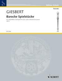 Barocke Spielstücke: von Händel, Telemann, Sammartini, Hasse u.a.. 2 recorders (SS/AA/AT/TT) or other melody instruments. Partition d'exécution. book