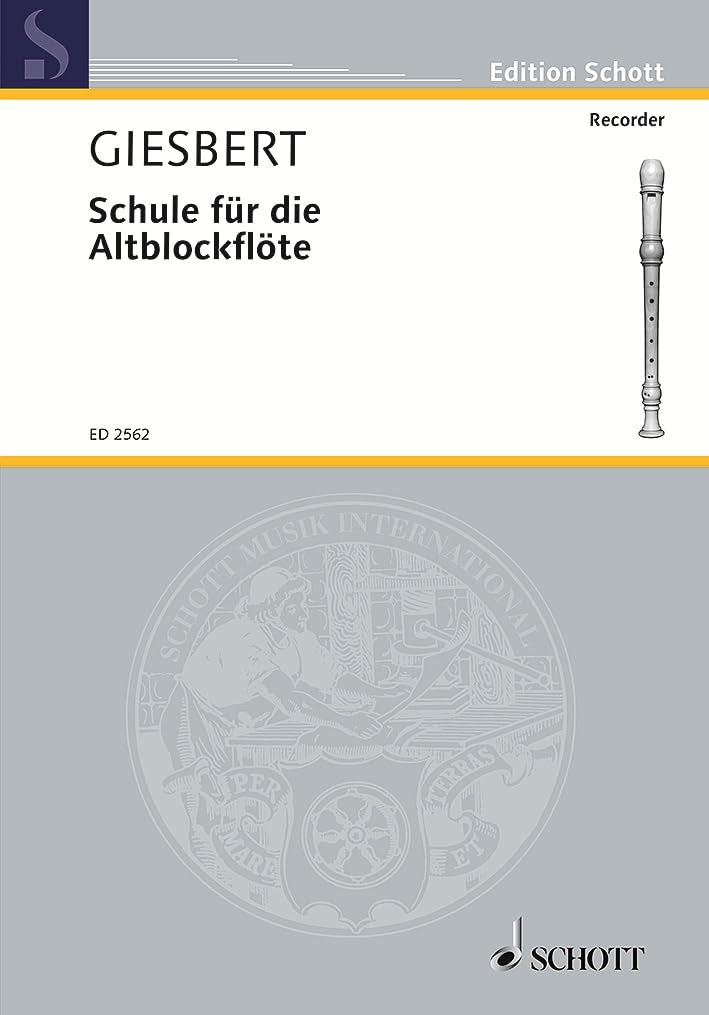 Schule für die Altblockflöte: Stützfingertechnik. Zugleich Duettbuch für Schüler und Lehrer. Anhang: Techn. Studien für die Solo-Blockflöte Sheet Music