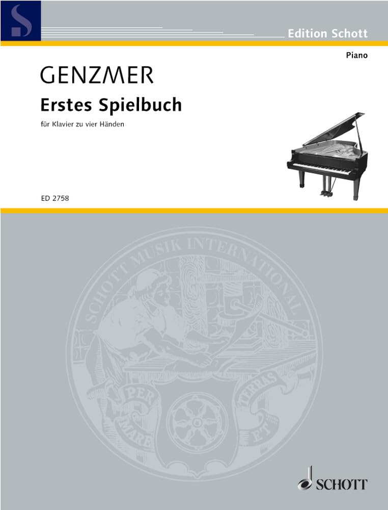 Erstes Spielbuch: GeWV 383. Klavier 4-händig. (Edition Schott) Sheet Music