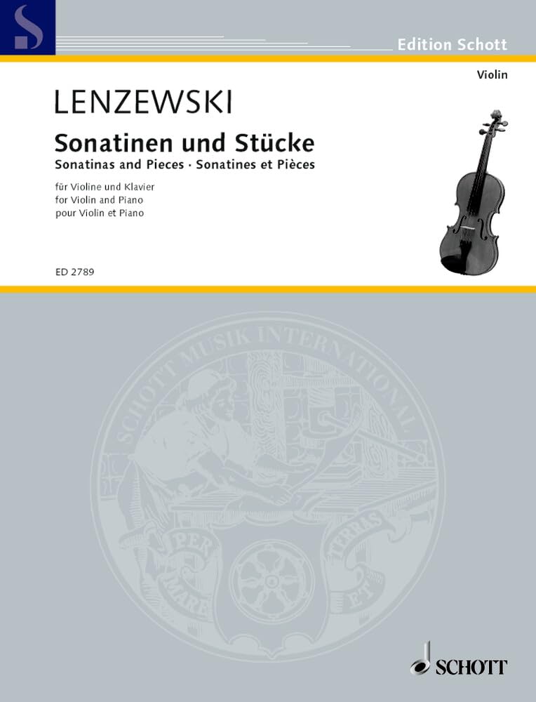 Sonatinen und Stücke: Band 1. Violine und Klavier. (Edition Schott) Sheet Music