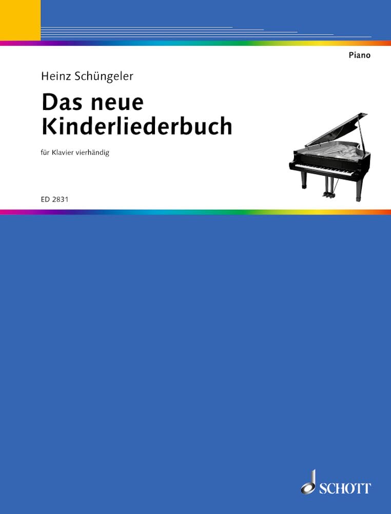 Das neue Kinderliederbuch: Ausgewählte Lieder - leicht gesetzt. Klavier 4-händig. Sheet Music