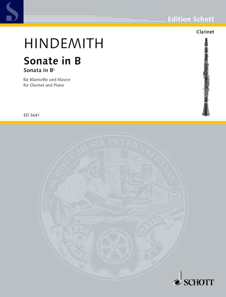 Sonata in Bb: for clarinet and piano. clarinet in Bb and piano. Arts & Music