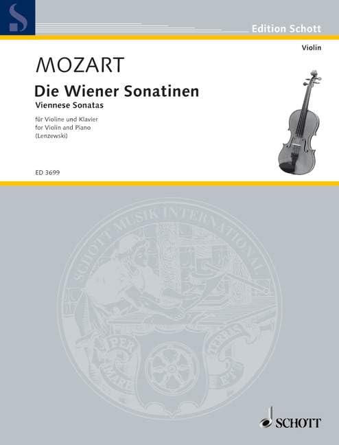 Die Wiener Sonatinen: Violine und Klavier. (Edition Schott) Sheet Music