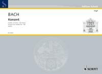 Konzert d-Moll: Vorspiel der Kantate Nr. 188. BWV 1052. Orgel und Streicher. Orgelauszug. (Edition Schott) Sheet Music