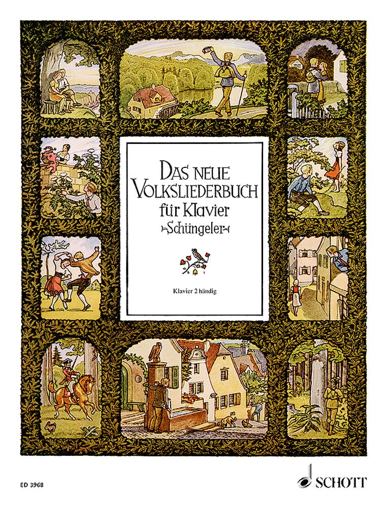 Das neue Volksliederbuch für Klavier: Volksliedersammlung in leichtem Satz. Klavier. Sheet Music