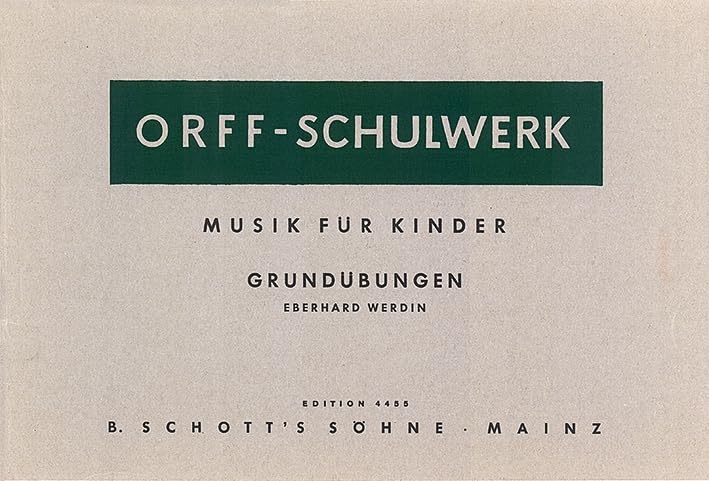 Grundübungen: Singstimme (SMezA) und Orff-Instrumente. Sing- und Spielpartitur. (Orff-Schulwerk) Sheet Music