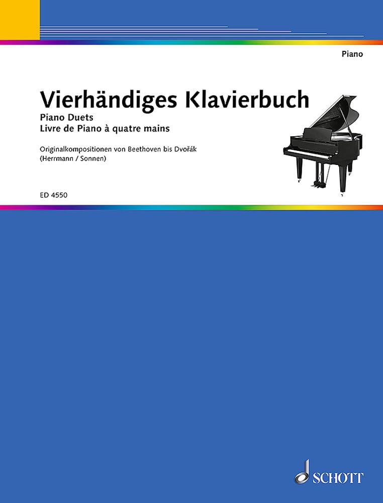 Vierhändiges Klavierbuch: Originalkompositionen von Beethoven bis Dvorák. Klavier 4-händig. Sheet Music