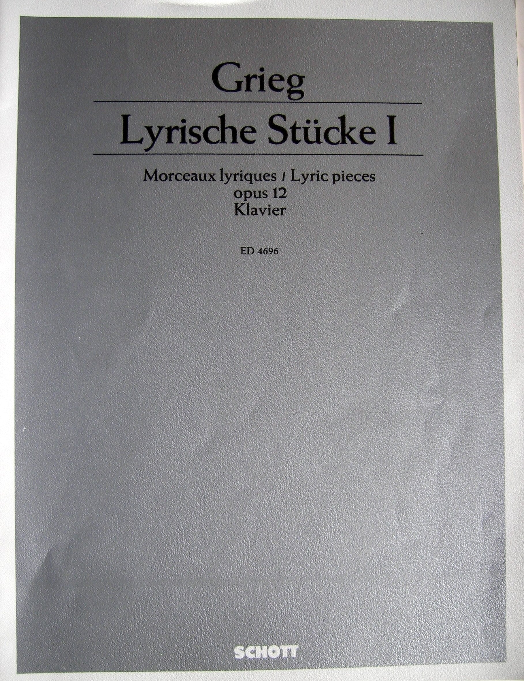 Lyrische Stücke: Band 1. op. 12. Klavier. Sheet Music