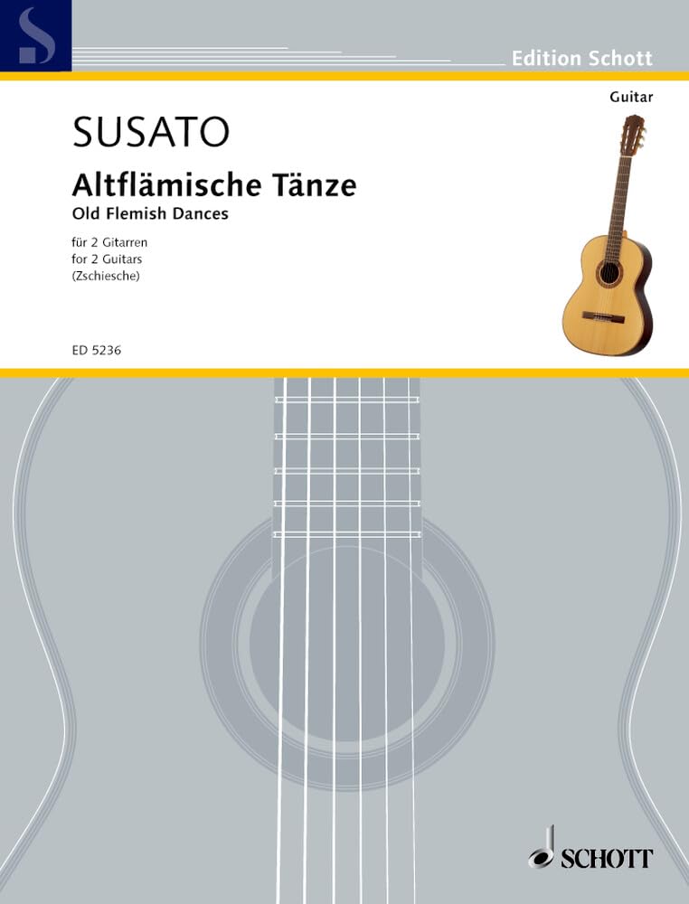 Altflämische Tänze: 2 Gitarren. Spielpartitur. (Edition Schott) Arts & Music