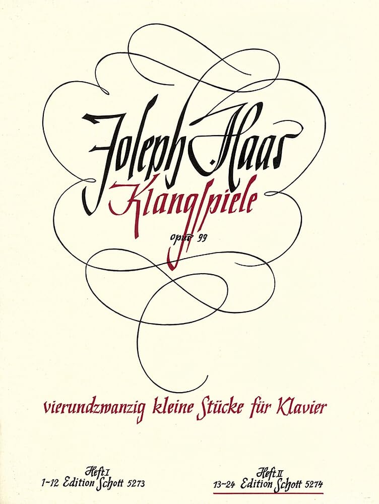 Klangspiele: 24 kleine Stücke. Band 2. op. 99. Klavier. Sheet Music