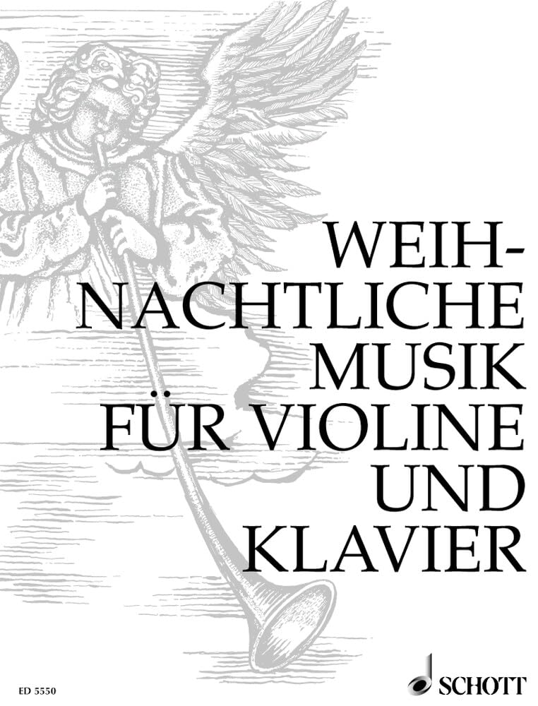 Christmas Music: violin and piano. book