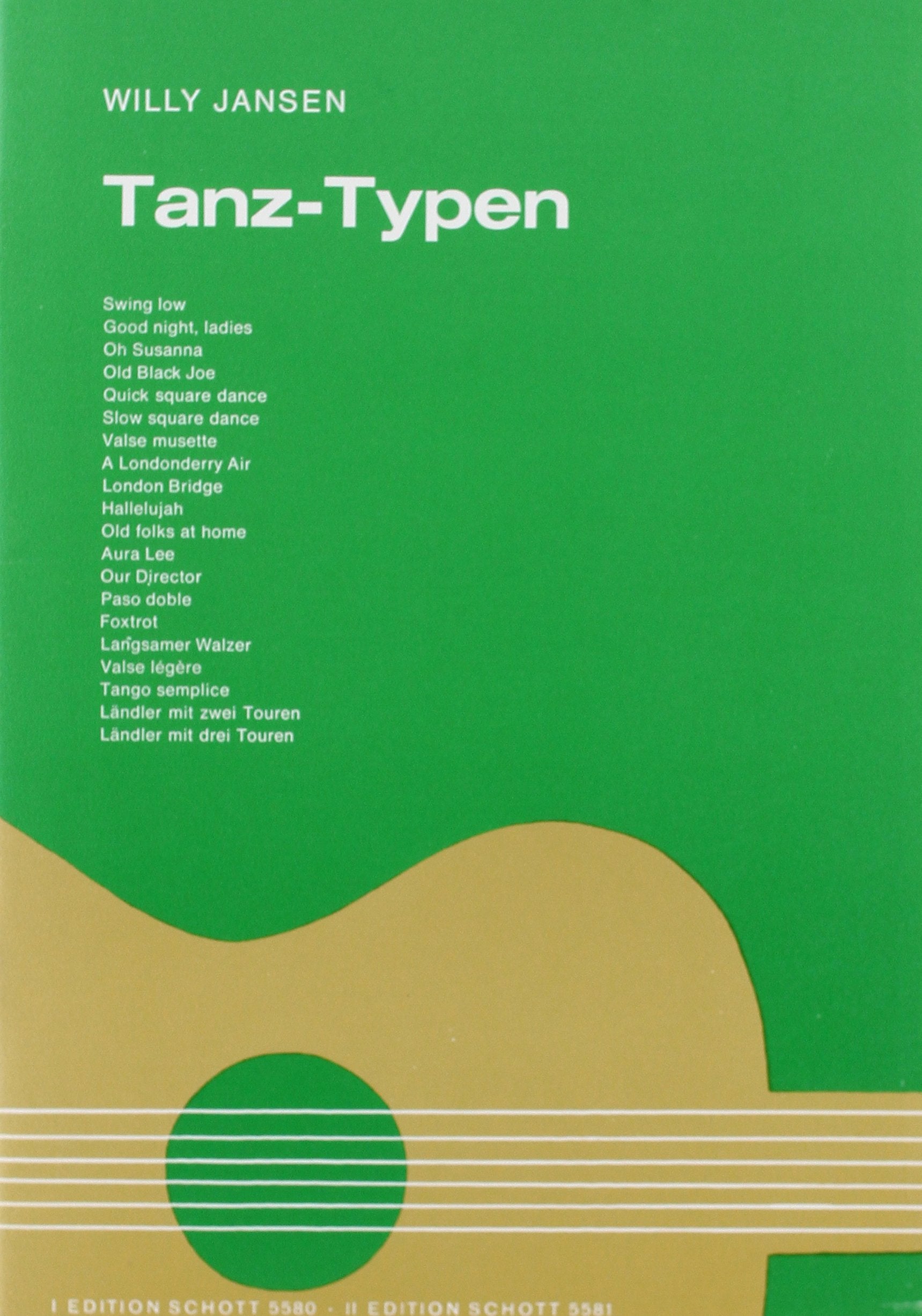 Tanz-Typen: Leichte moderne Rhythmen, Folksongs und Tänze. Gitarre. Arts & Music
