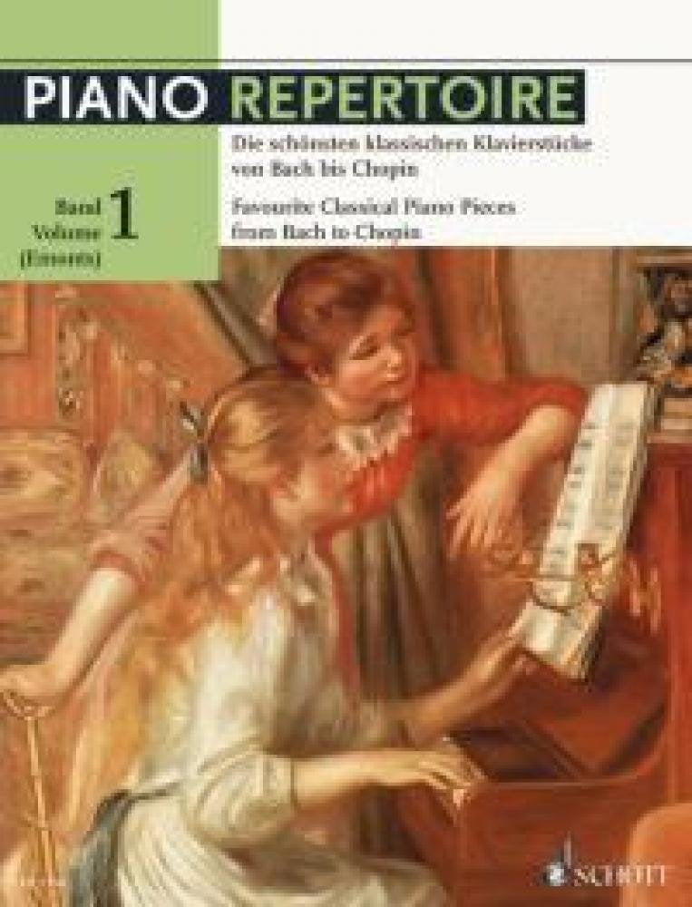 Piano Repertoire: Die schönsten klassischen Klavierstücke von Bach bis Chopin. Band 1. Klavier. Sheet Music
