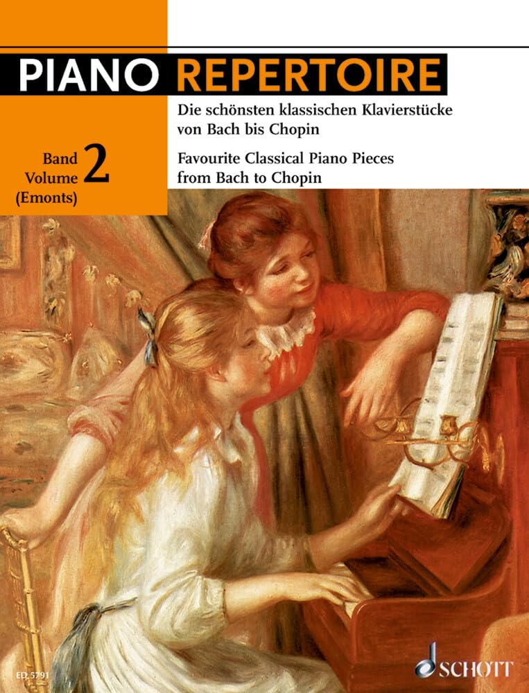 Piano Repertoire: Die schönsten klassischen Klavierstücke von Bach bis Chopin. Band 2. Klavier. Sheet Music