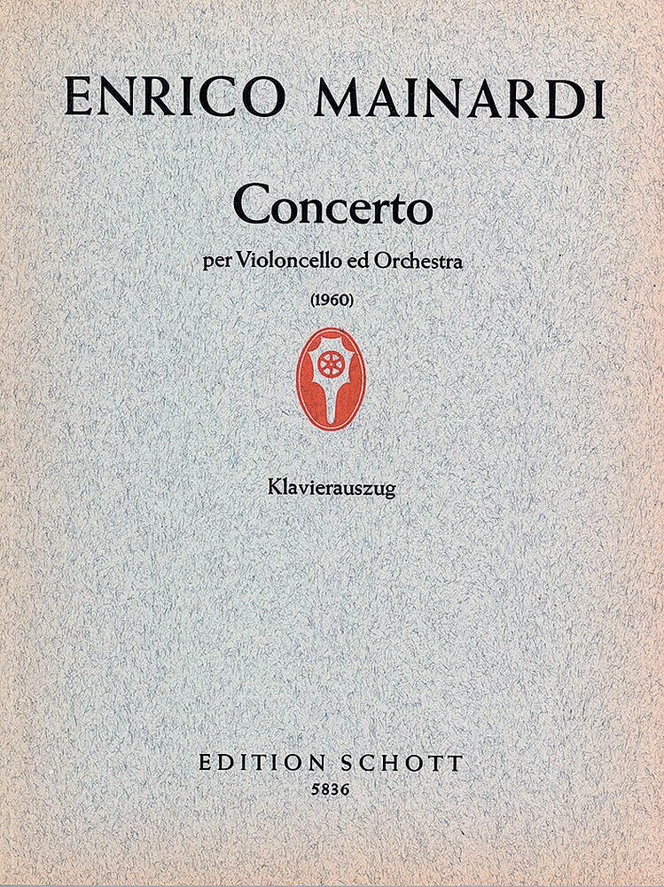 Concerto: Violoncello und Orchester. Klavierauszug mit Solostimme. Sheet Music