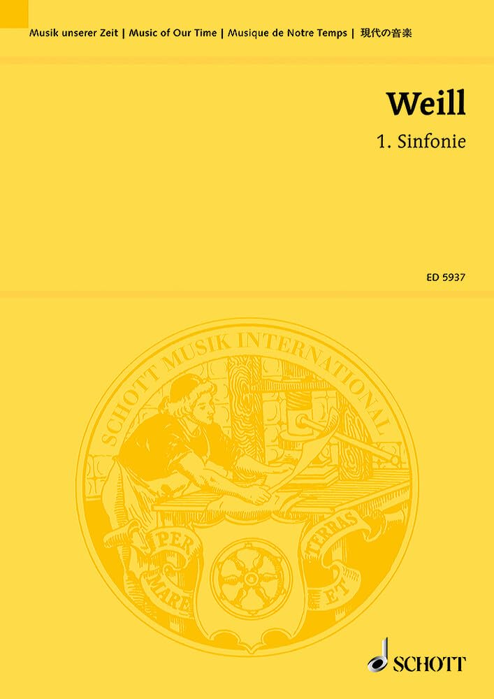 1. Sinfonie - "Berliner Symphonie": in einem Satz. Orchester. Studienpartitur. (Musik unserer Zeit) Sheet Music