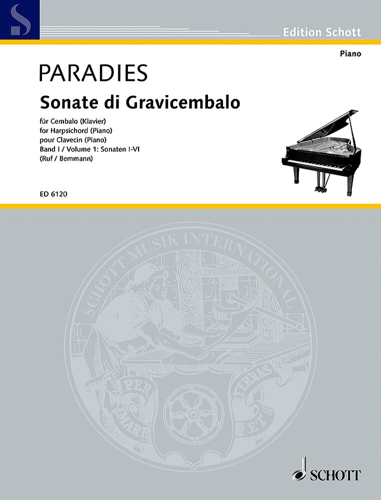 Sonate di Gravicembalo: Sonaten 1-6. Band 1. Cembalo (Klavier). (Klaviermusik der Vorklassik, Band 1) Sheet Music