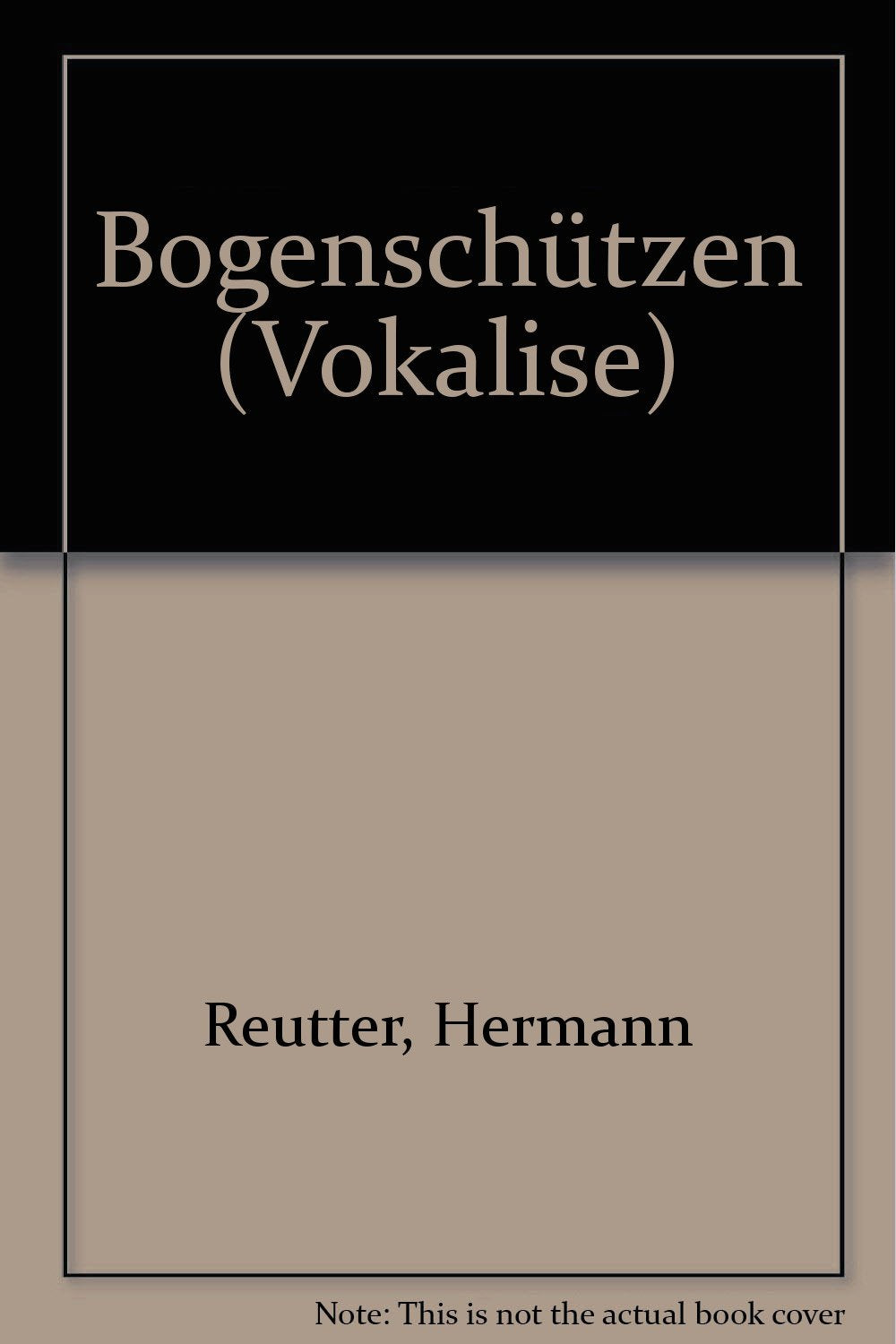Bogenschützen: Vokalise. hohe Singstimme und Klavier. hoch. Sheet Music