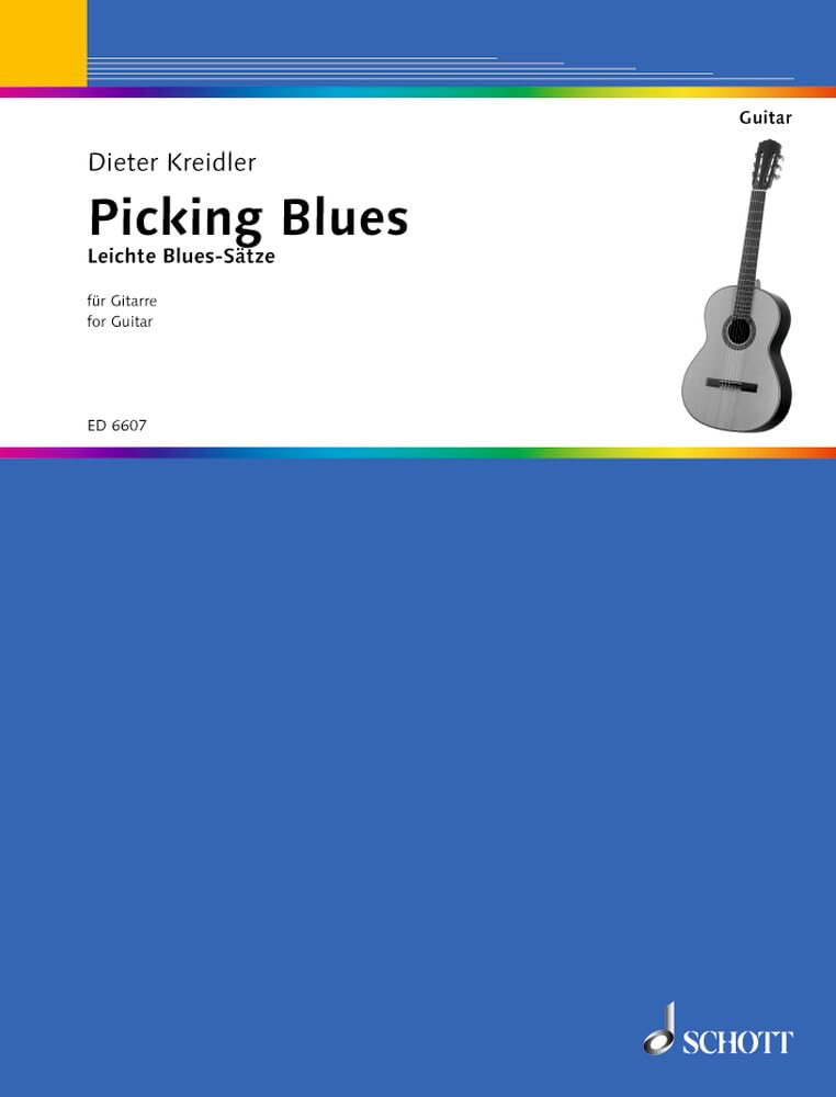 Picking Blues: Leichte Blues-Sätze. Gitarre. Sheet Music