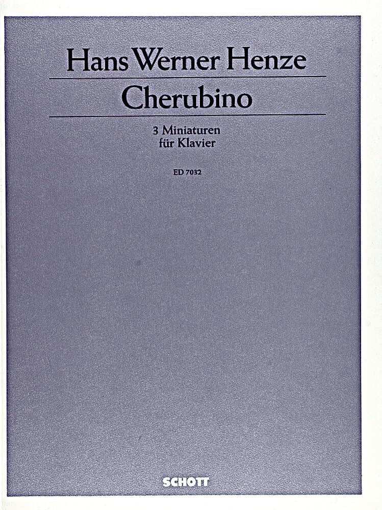 Cherubino: Drei Miniaturen für Klavier. Klavier. Sheet Music