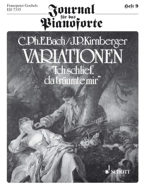 Variationen über das Lied "Ich schlief, da träumte mir": Klavier.: Numéro 9. piano. (Journal für das Pianoforte) Arts & Music
