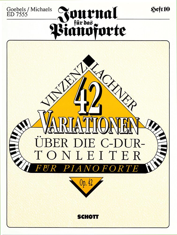 42 Variations of the C Major scale: Numéro 10. op. 42. piano. book