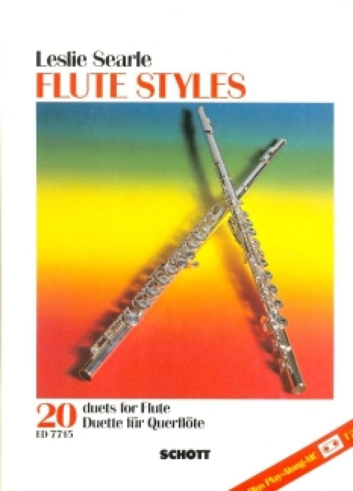 Flute Styles: 20 Duette. 2 Flöten. Ausgabe mit CD. Sheet Music