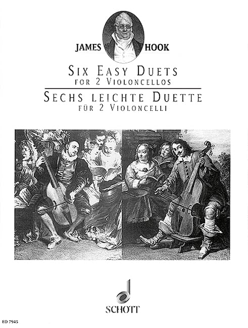 6 leichte Duette: op. 58. 2 Violoncelli. Spielpartitur. Sheet Music