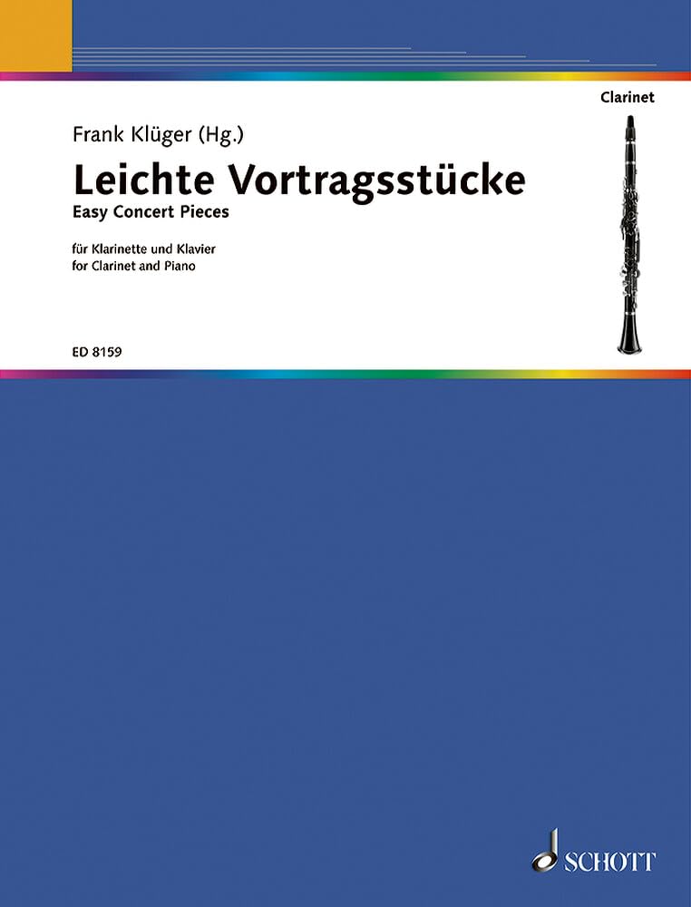 Leichte Vortragsstücke: Klarinette und Klavier. Sheet Music